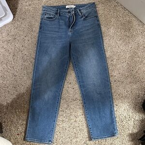 Hidden ankle straight Jean
